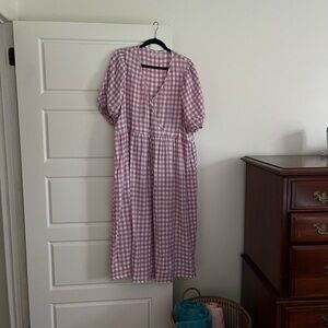 Dahlia Dress Gingham Midi
